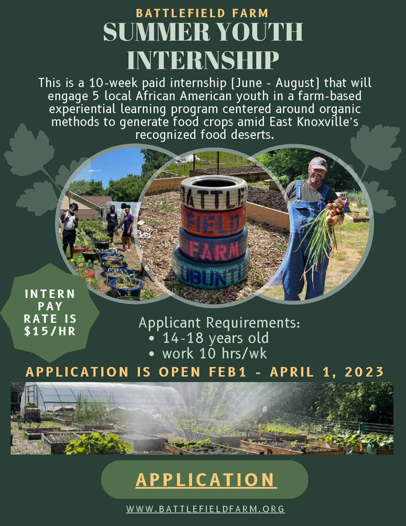 BattleField Farm Summer Internship Applications – BattleField Farms ...